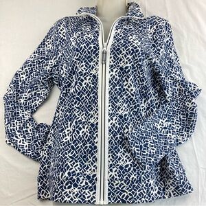 T by Talbots Active Leisure Full Zip Stretch Jacket Large